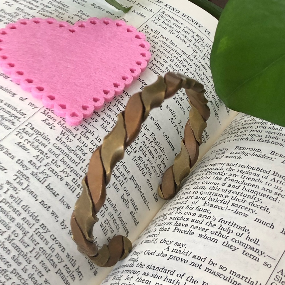 Copper and Brass Bracelet